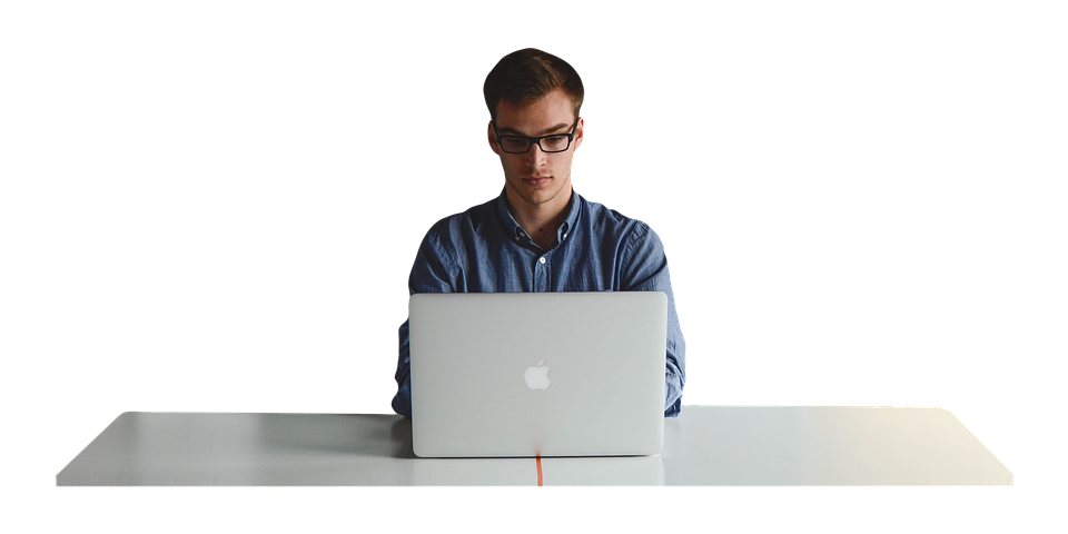 Podnikateľ, macbook