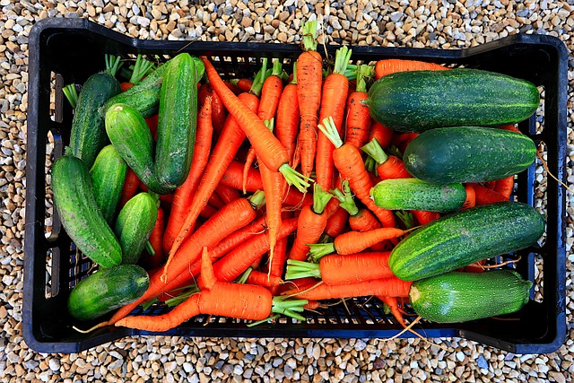 zelenina v prepravke